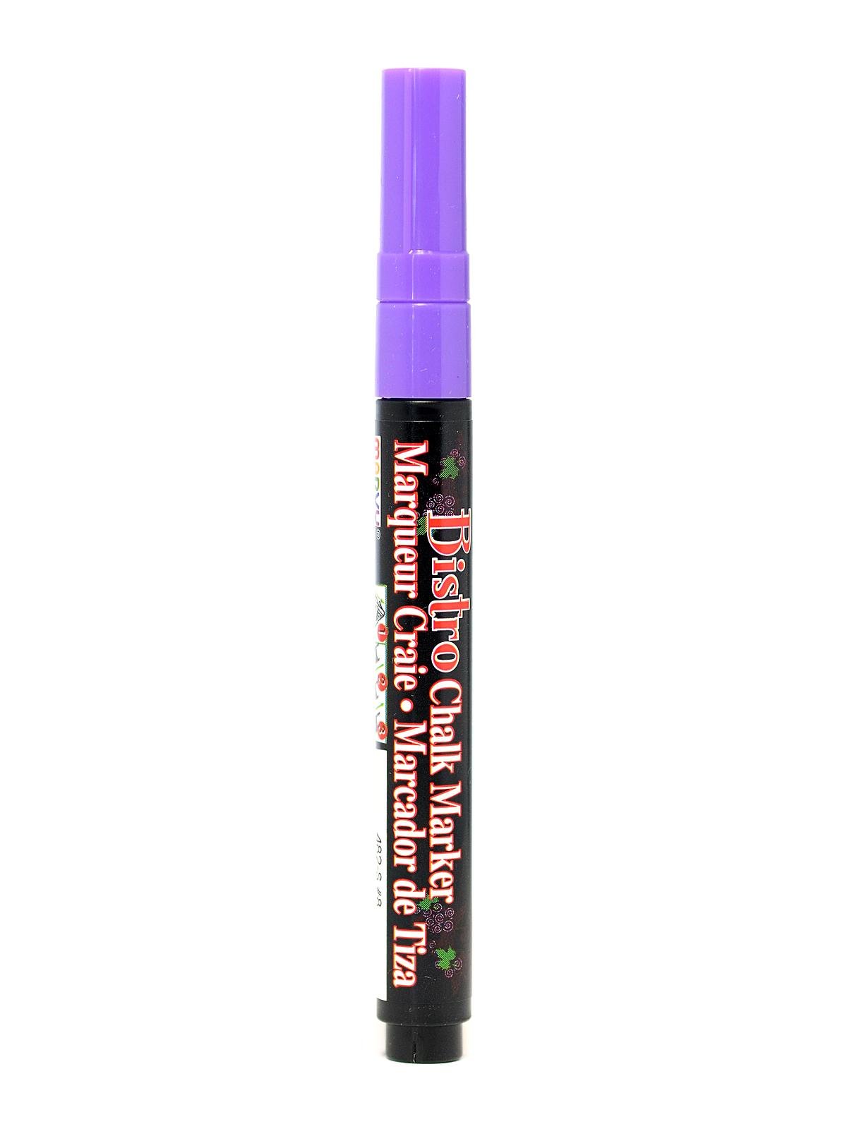 Marvy Uchida Bistro Chalk Markers - 12 Pack Violet Fine Point Markers for Whiteboards, Glass, Chalkboards & DIY Crafts