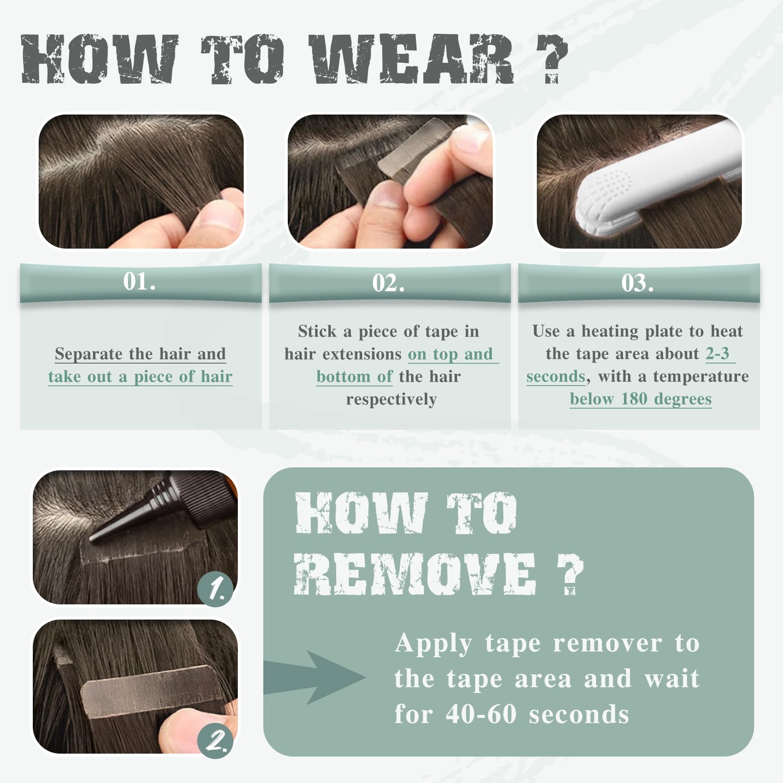 Ve Sunny 20pcs 50g 14in Ombre Human Hair Tape-in Extensions - Light Brown to Platinum Blonde - Invisible Seamless Hair Extensions for Natural Volume & Length - Perfect for Parties, Weddings & Daily Styling