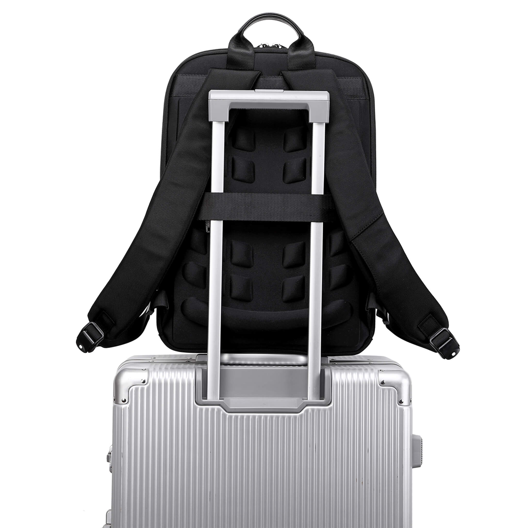 TPB002 Troop London Urban Laptop Backpack - Waterproof 15.6 Inch Business Backpack for Men & Women, College School Backpack with USB Charging Port - Perfect for Work, Travel & Daily Commute
