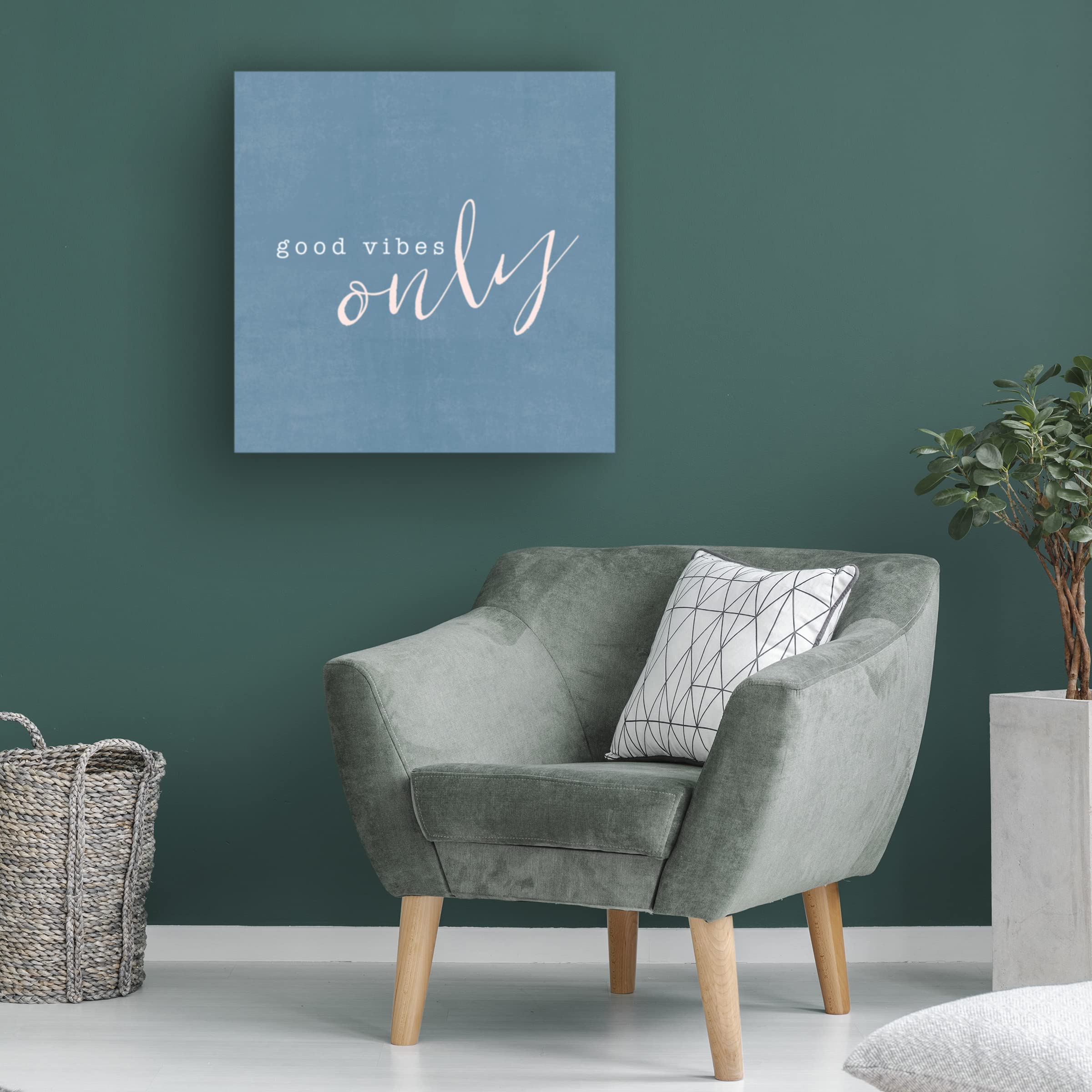 Trademark Fine Art 'Feeling Good II' Canvas Wall Art by Wild Apple Portfolio - Modern Home Decor for Living Room, Bedroom & Office
