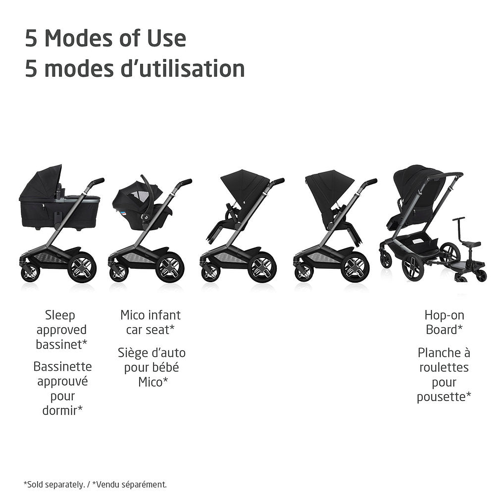Maxi Cosi Fame Stroller - Lightweight, Compact Baby Stroller with Reclining Seat & Sun Canopy | Perfect for Travel, Shopping & Daily Walks