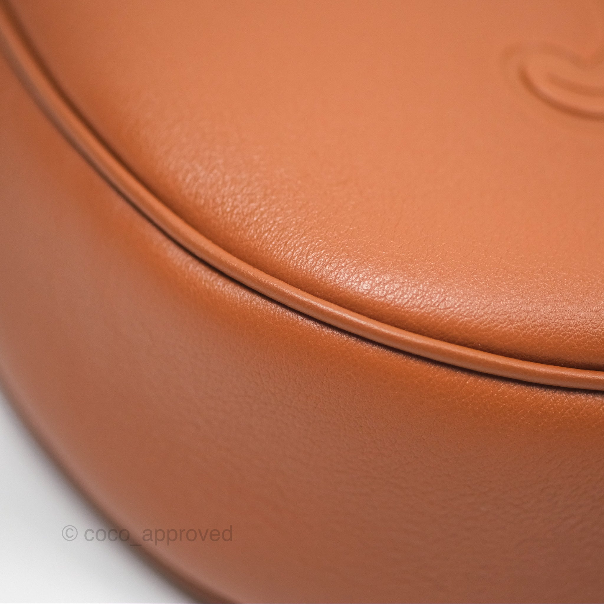 Celine Small Heloise Bag in Triomphe Tan Calfskin Leather - Luxury Crossbody Purse for Women, Perfect for Date Night & Evening Events