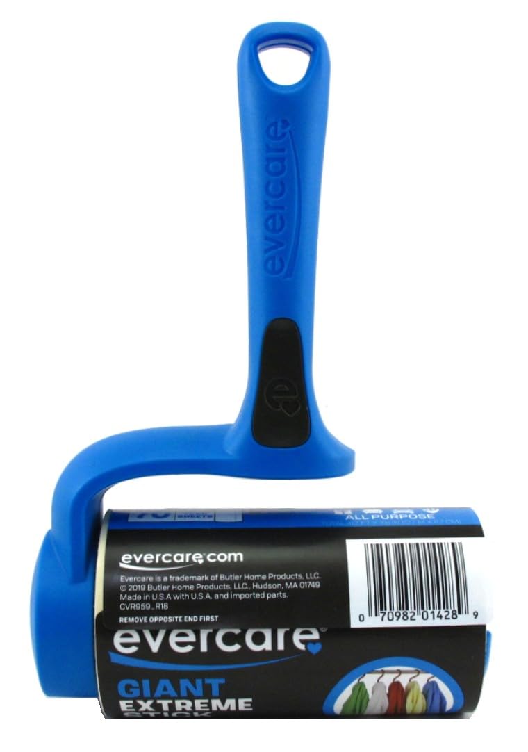 Evercare Giant Home - Auto Lint Roller for Clothes, Furniture & Car Seats | Reusable Lint Remover for Pet Hair, Dust & Lint | Perfect for Home, Office & Travel