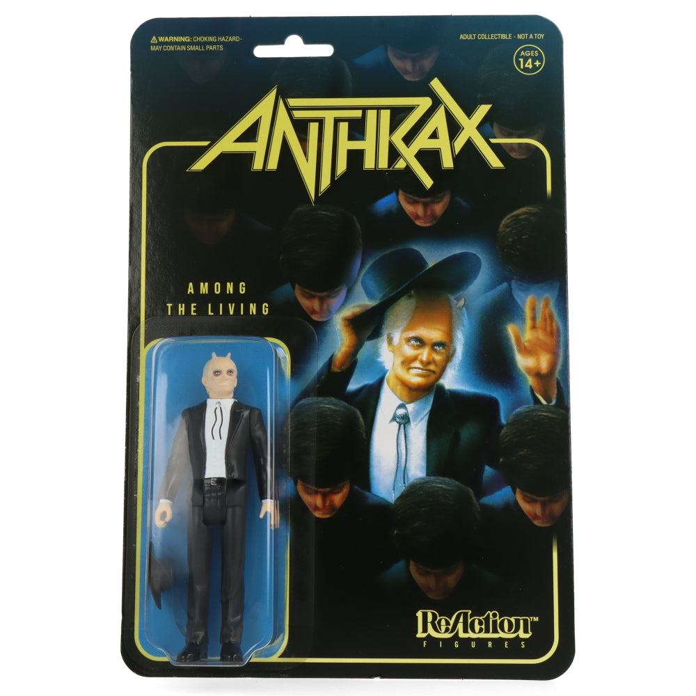 Anthrax Among the Living ReAction Figure - Collectible Music Band Action Figure for Fans & Memorabilia Collectors - Perfect for Display, Gifts, and Rock Music Decor