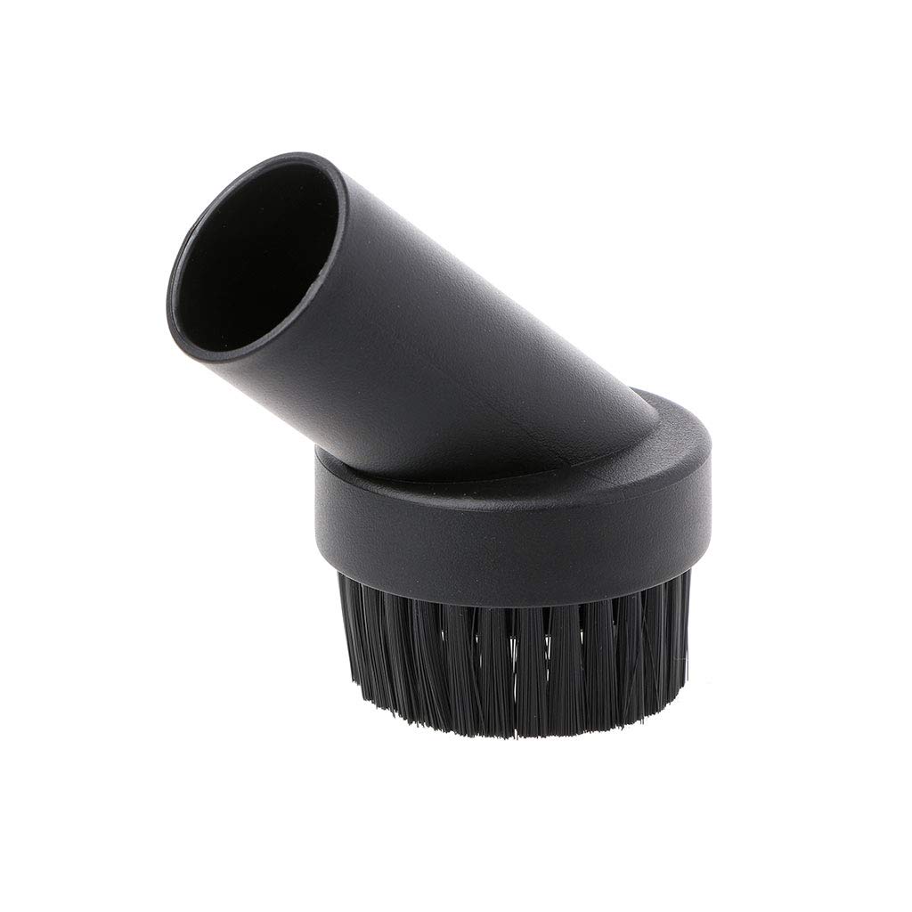32mm Horse Hair Round Dusting Brush - Premium Vacuum Cleaner Attachment for Hard Floors, Furniture & Tight Spaces - Ideal for Home Cleaning & Dusting