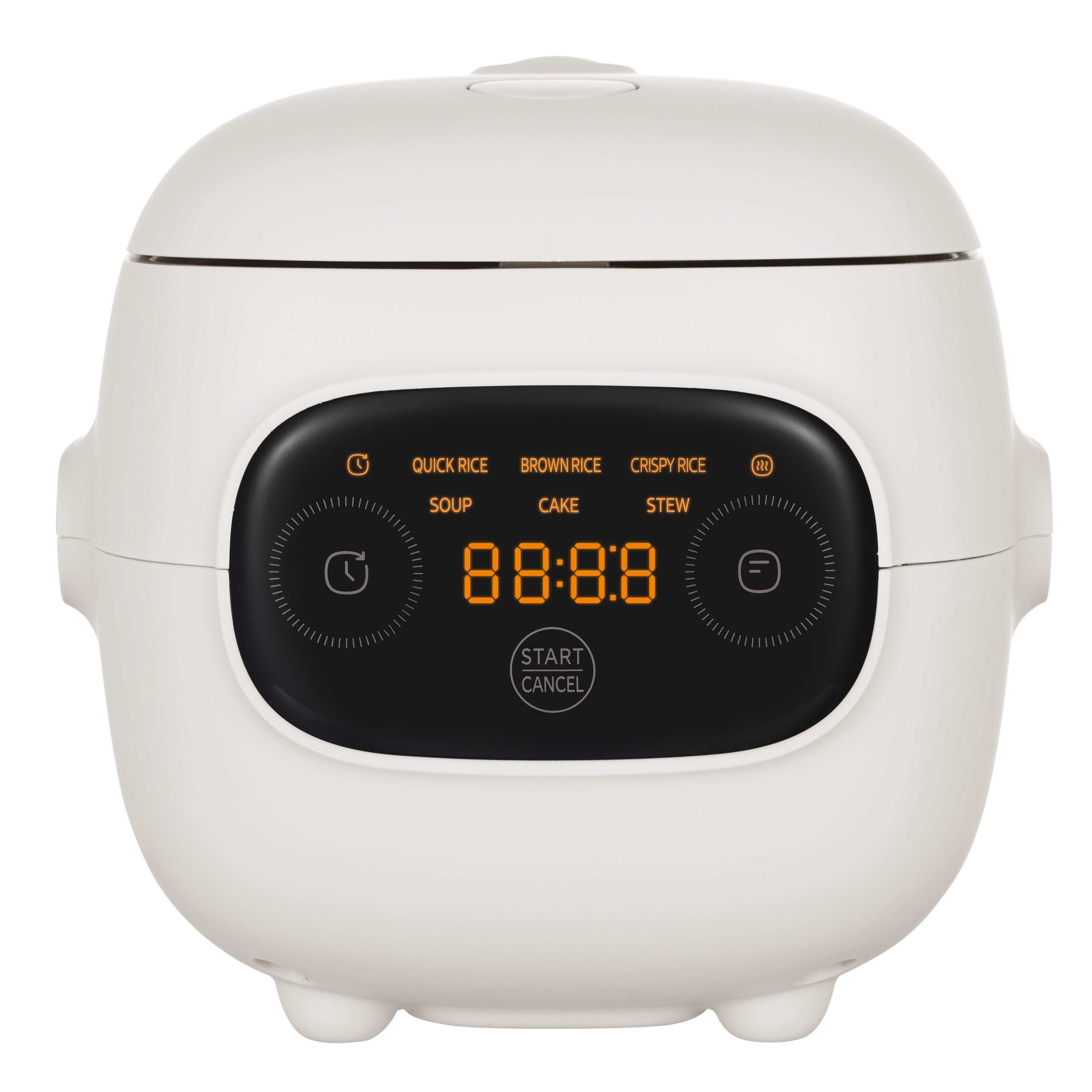 COMFEE CRM 12PG10A0 0.36L Mini Rice Cooker - Perfect for Dorm Rooms, Small Kitchens & Travel | Compact Electric Rice Steamer for 1-2 People
