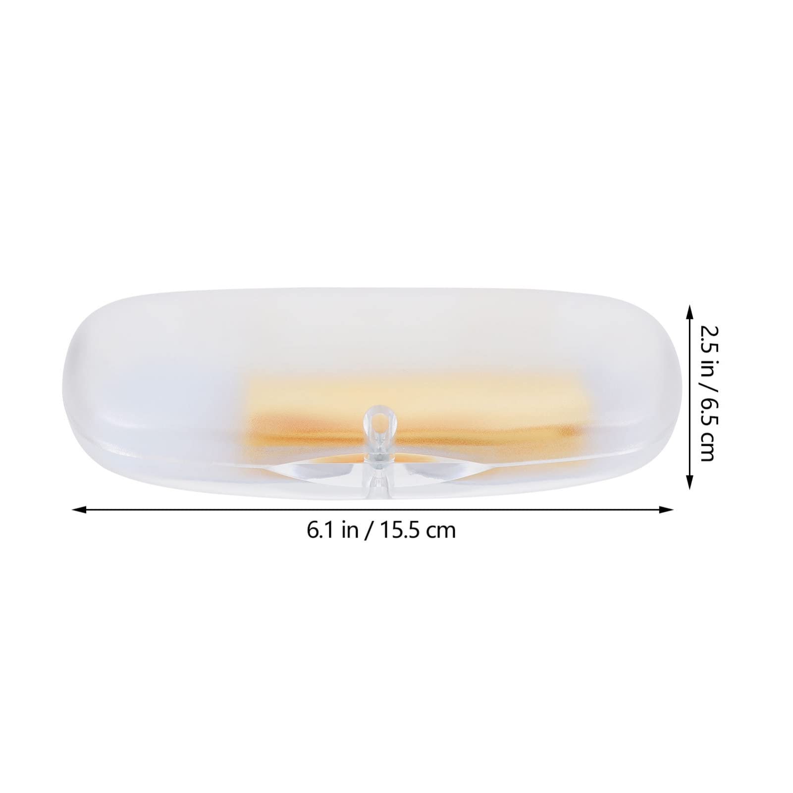 DOITOOL 4 Pack Clear PVC Glasses Case - Diving Goggle Storage, Eyeglass Protector & Headset Holder - Travel-Friendly Clamshell Organizer Pouch for Swim Gear, Sunglasses & Electronics Accessories