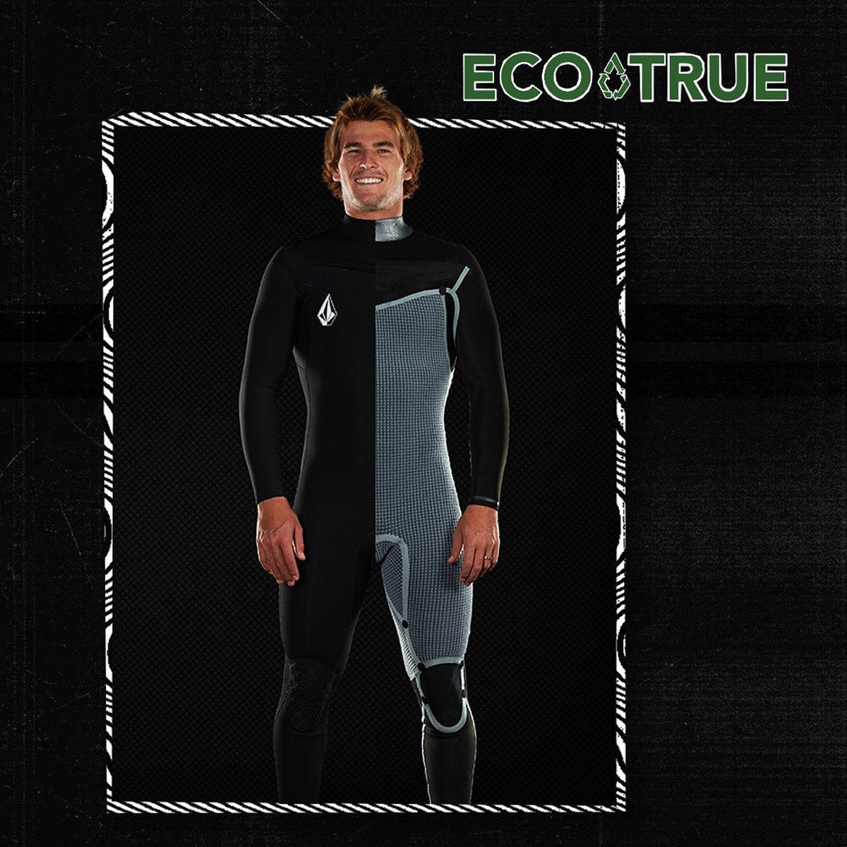 Volcom Men's 4/3mm Chest Zip Full Wetsuit - Premium Neoprene Surfing & Diving Suit for Cold Water Protection