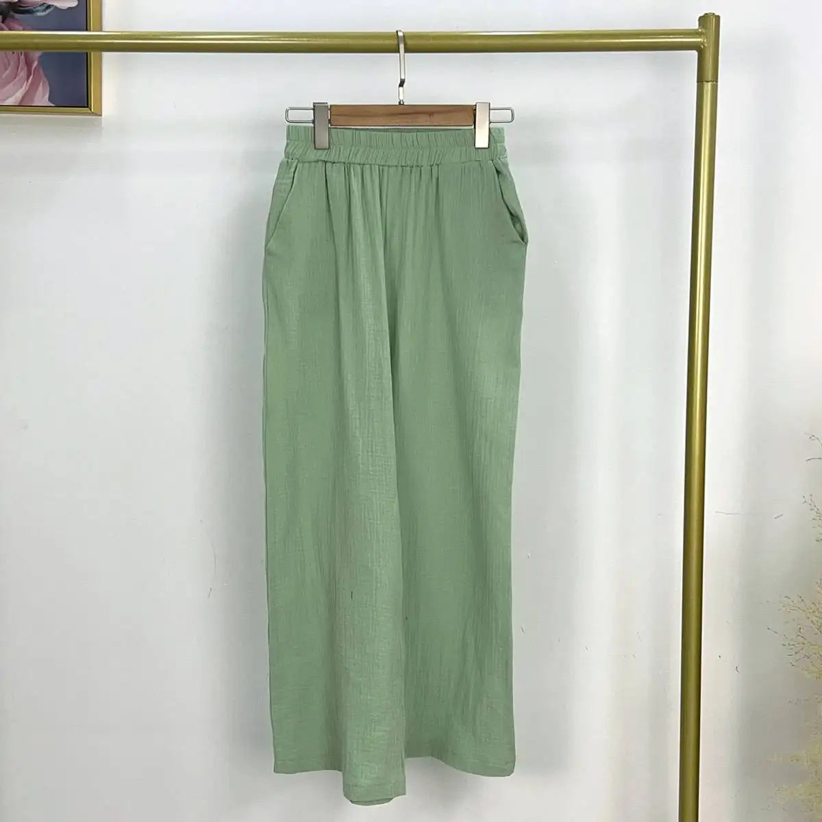Modest Muslim Women's Wrinkle-Free Pants - Comfortable Daily Wear for Prayer, Work & Casual Outfits