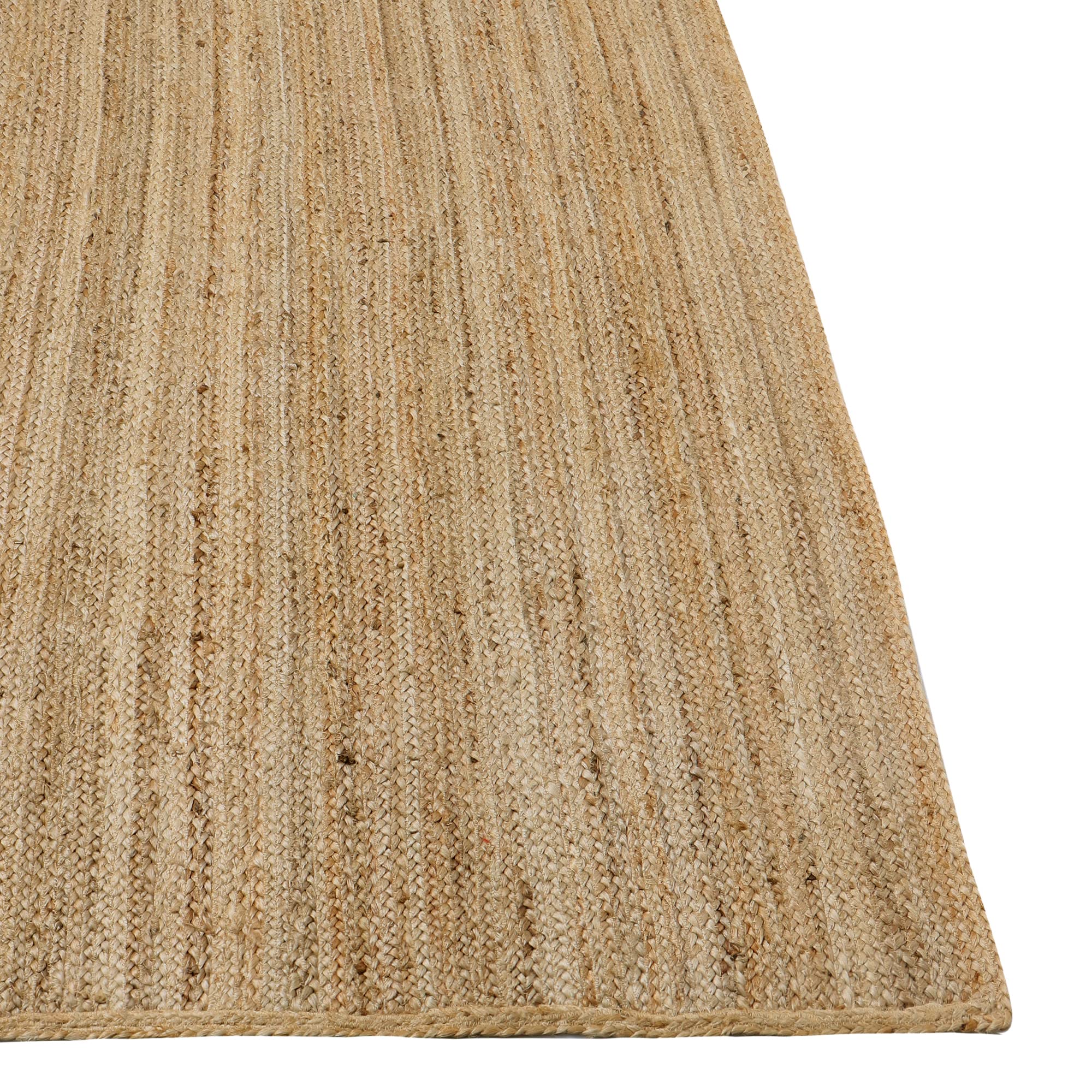 Handwoven 100% Natural Jute Rectangular Area Rug - Boho Farmhouse Decor for Bedroom, Living Room & Kitchen - Eco-Friendly Braided Floor Mat - 5'x8' Natural Fiber Rug for Cozy Home Aesthetic & Farmhouse Style
