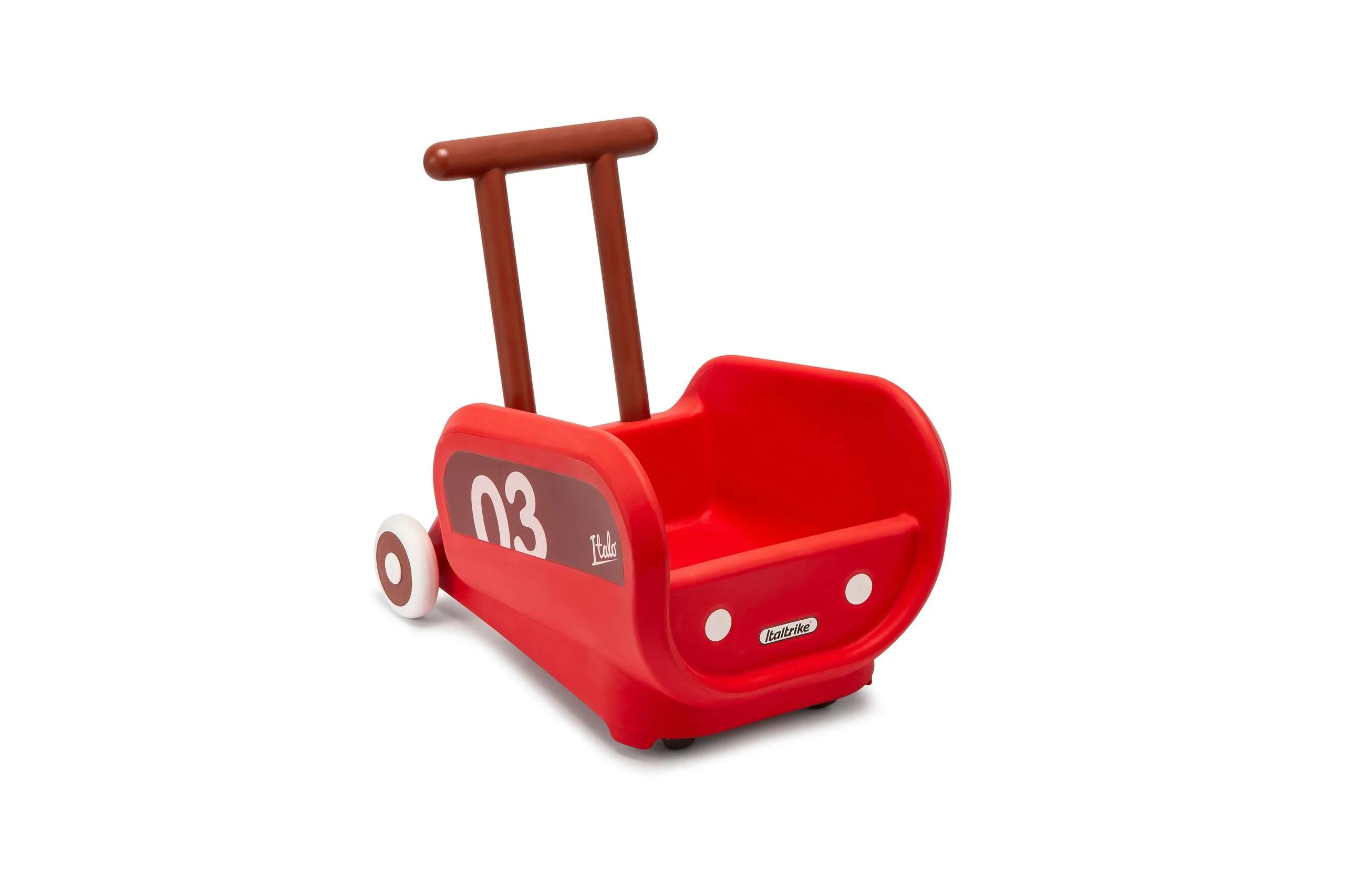 Italtrike Mini Eolo Italo Kids Shopping Cart - Lightweight & Durable Toy Grocery Cart for Toddlers, Pretend Play & Indoor Outdoor Fun - Perfect for Role Play, Supermarket Games & Learning Activities