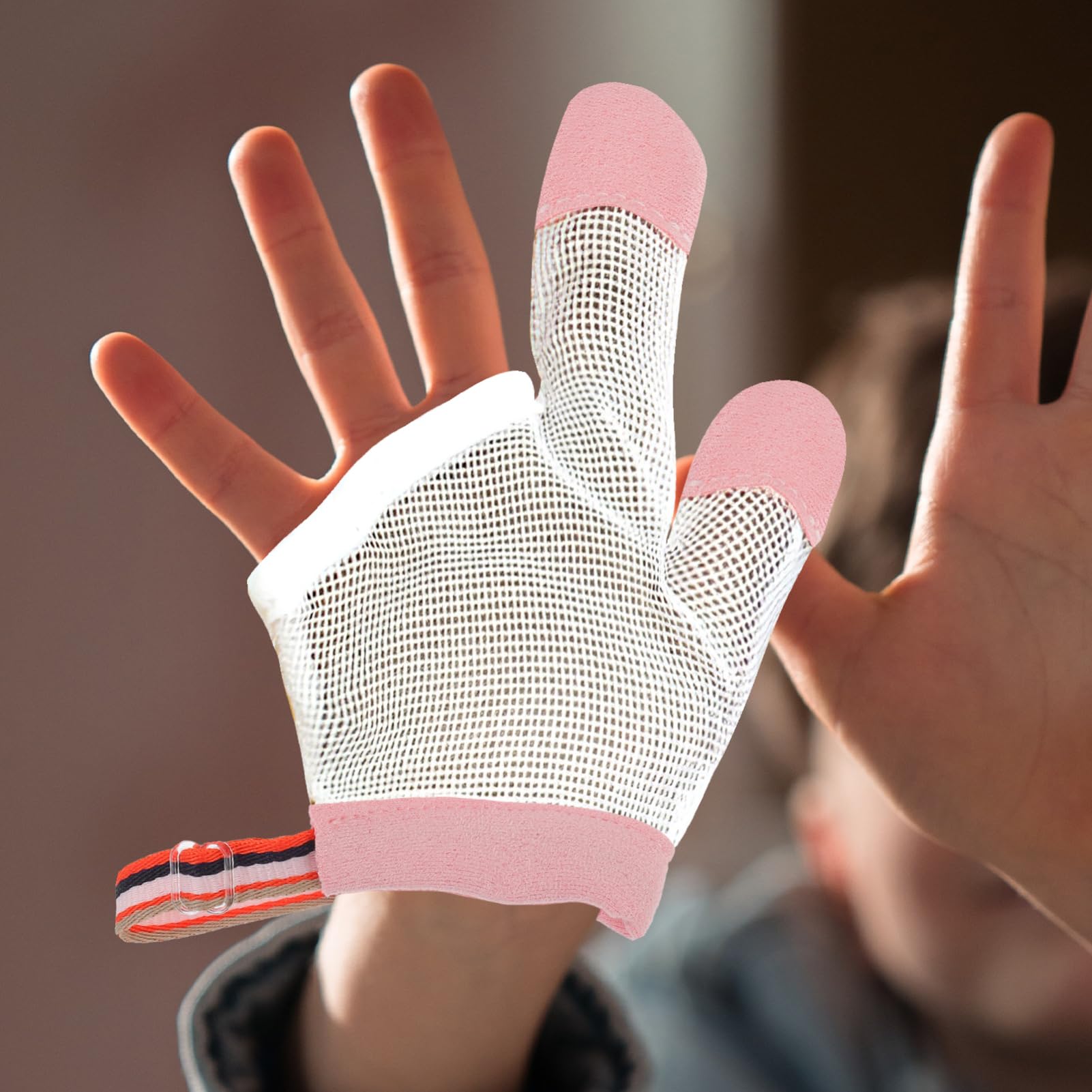 Breathable Anti-Nail Biting Gloves for Babies & Toddlers - Soft Finger Guards for Thumb Sucking Prevention (Newborn to 24 Months) - Perfect for Daycare, Travel & Sleep Training