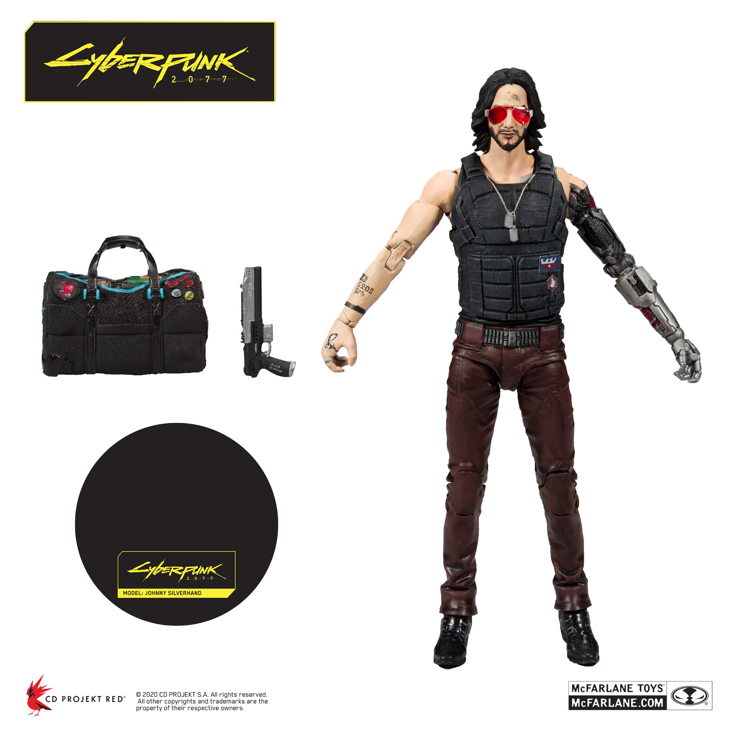 McFarlane Toys Cyberpunk 2077 Johnny Silverhand Collectible Action Figure - 7