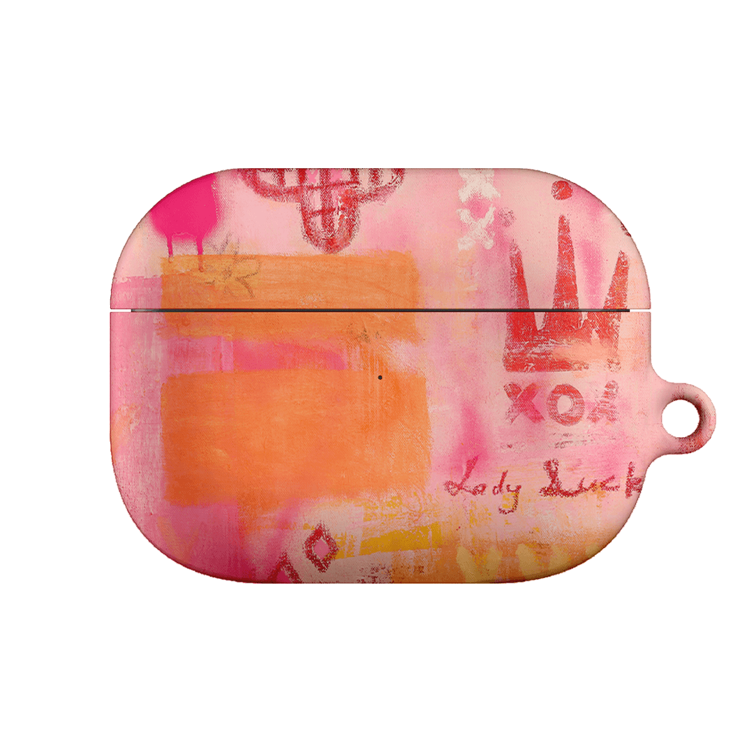 Stylish Lady Luck AirPods Pro Case - Protective Cover for Apple AirPods Pro (2nd/1st Gen) - Perfect for Travel, Work & Everyday Use