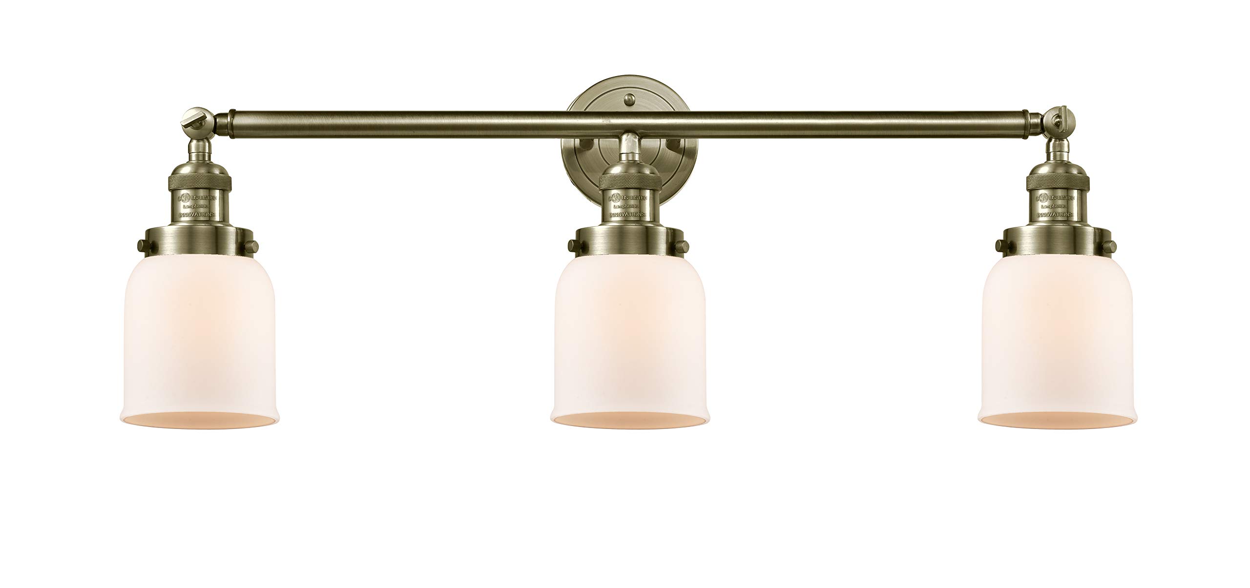 Innovations INNO205-AB-S-G51-LED Antique Brass LED Bathroom Vanity Light - Perfect for Modern & Vintage Bathroom Decor
