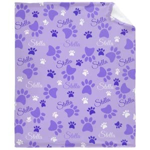 Custom Dog Pet Name Purple1
