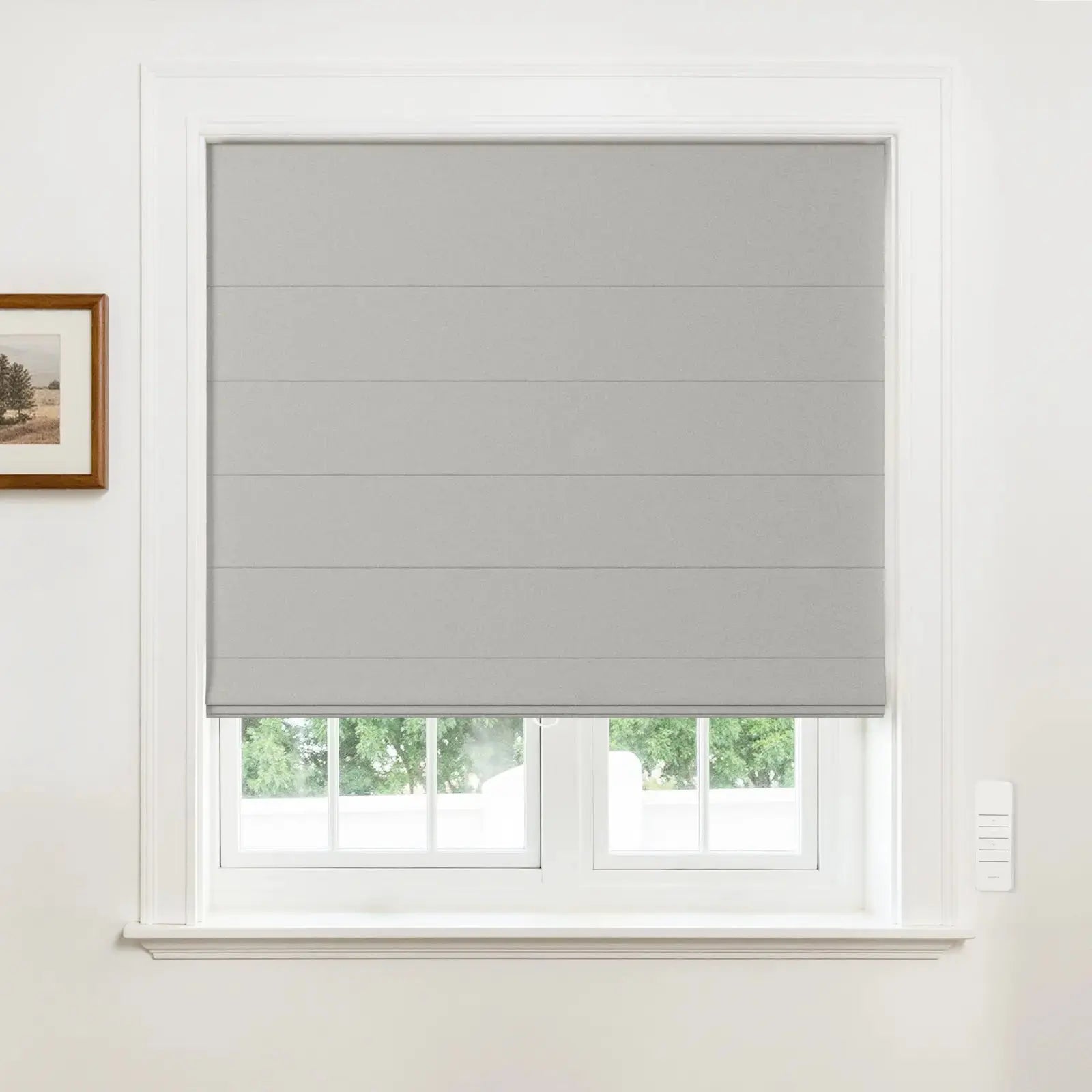 Alvin Motorized Blackout Roller Shade - Premium Window Treatment for Privacy & Light Control | Perfect for Bedrooms, Home Theaters & Offices