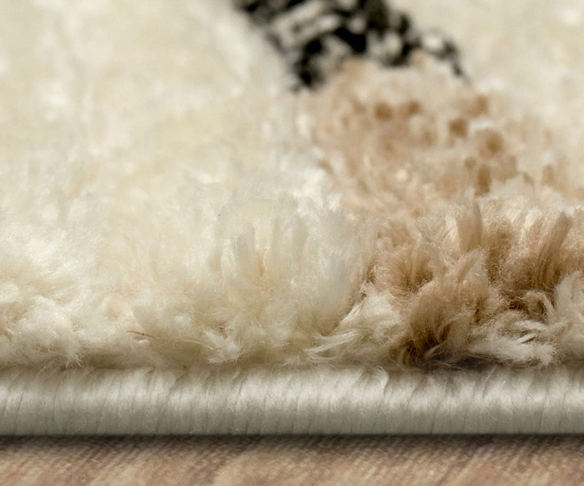 Karastan Traverse Lanes Area Rug in Tan - Soft & Durable Living Room, Bedroom, or Office Floor Decor