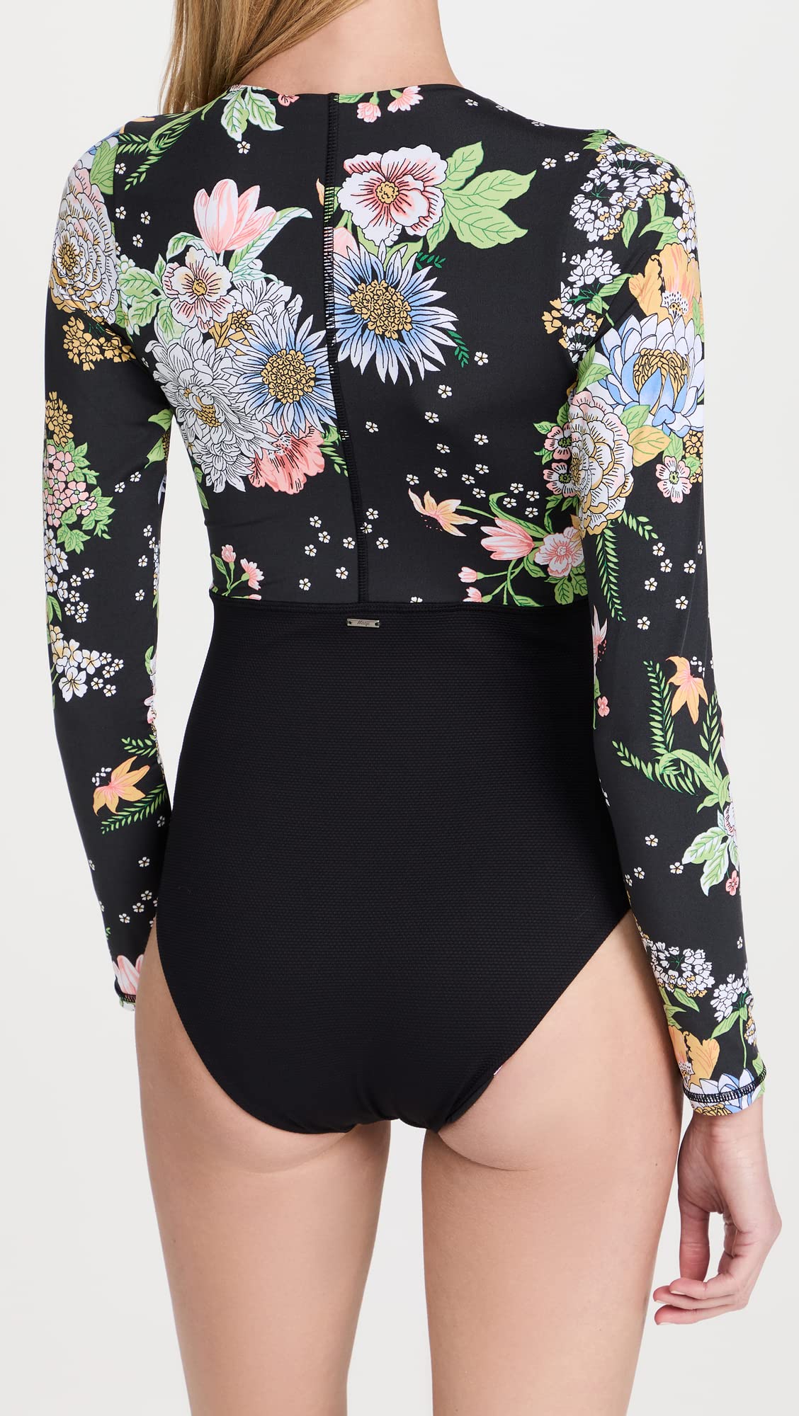 Maaji Women's One Piece Swimsuit - Surf Suit for Women, Black, Large US Size - Perfect for Surfing, Swimming & Beach Vacations