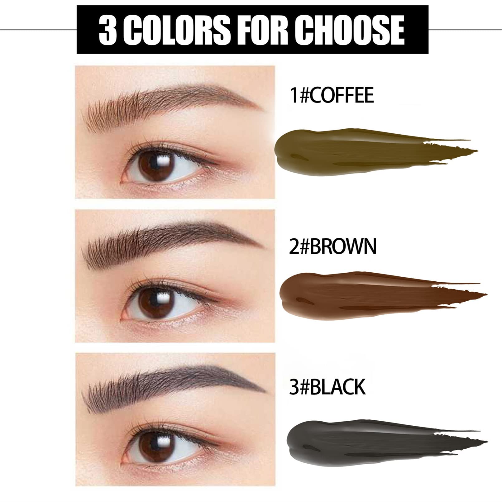 Professional Eyelash & Eyebrow Dye Kit - Long Lasting, Smudge Proof & Sweat Resistant Tinting Set for Salon & Home Use - Perfect for Lash Lift, Brow Tint & DIY Beauty Treatments