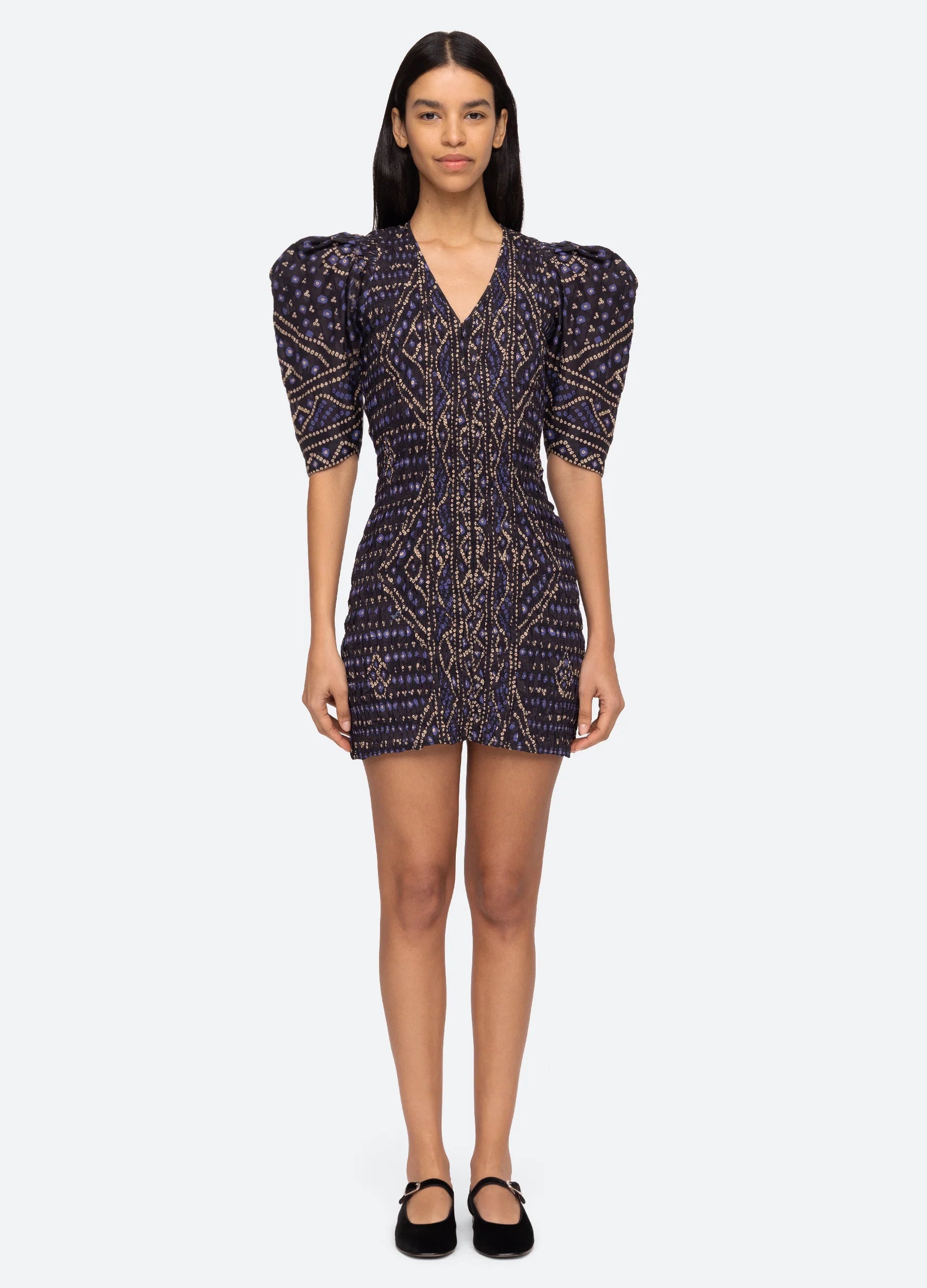 Delphine Mini Dress in Blue - Stylish & Comfortable Summer Outfit for Beach, Party & Casual Wear