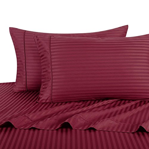 Burgundy- Striped