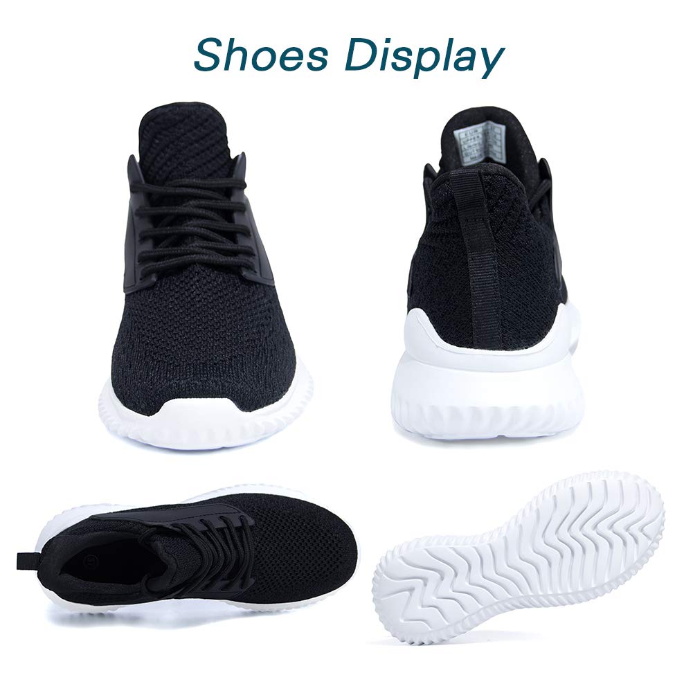 Men's Slip-On Memory Foam Walking Shoes - Lightweight Breathable Sneakers for Running, Tennis, Gym Workouts & Jogging | Indoor & Outdoor Athletic Casual Shoes for Daily Wear, Travel & Fitness Activities