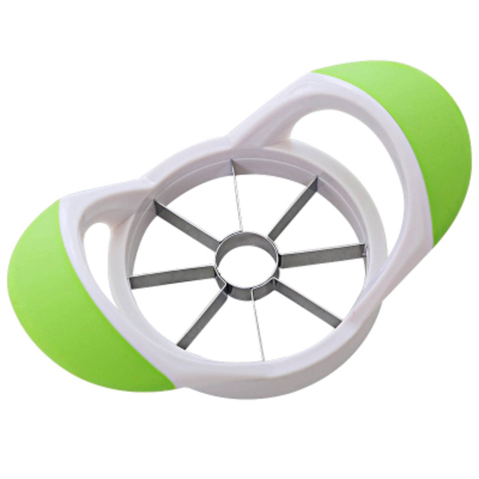 Premium 8-Blade Stainless Steel Apple Slicer & Pear Corer - Sharp Fruit Cutting Tool for Kitchen - Perfect for Fruit Salads, Snack Prep, and Baking Decoration