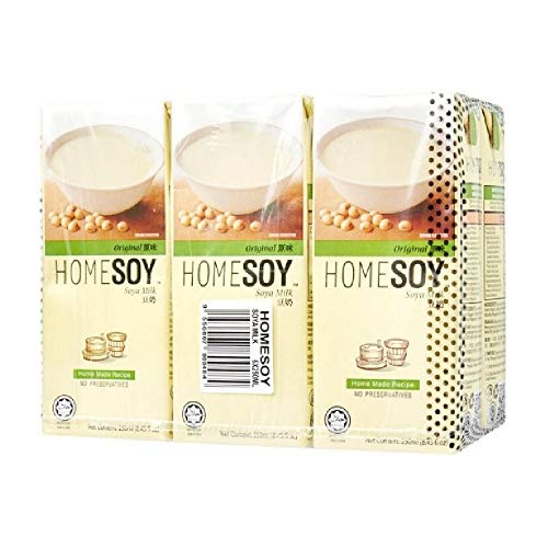 Organic Homesoy Soy Milk 250ml (Original Flavor, 24-Pack) - Healthy Plant-Based Beverage for Breakfast, Smoothies & Vegan Recipes