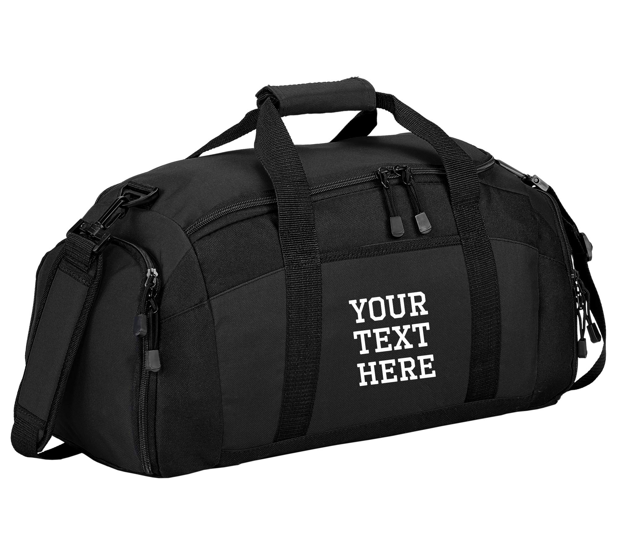 Custom Personalized Sport Duffel Bag for Men & Women - Gym Bag with Name Embroidery - Large Weekender Travel Bag for Fitness, Overnight Trips & Workouts - Perfect for Gym, Travel & Sports Activities