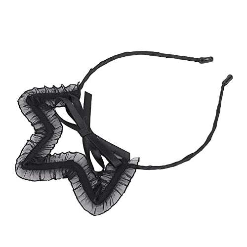 Elegant Lace Crown Headband for Women & Girls - Durable Cosplay Hair Accessory for Halloween, Christmas & Parties - Perfect for Costumes, Weddings & Special Events