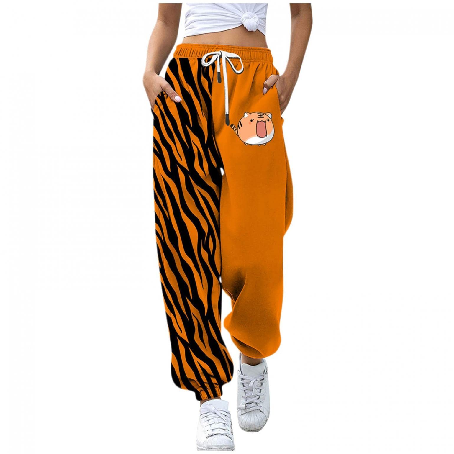 **Women's Lightweight High Waisted Jogger Pants - Athletic Lounge Sweatpants with Pockets for Running, Yoga & Casual Wear**