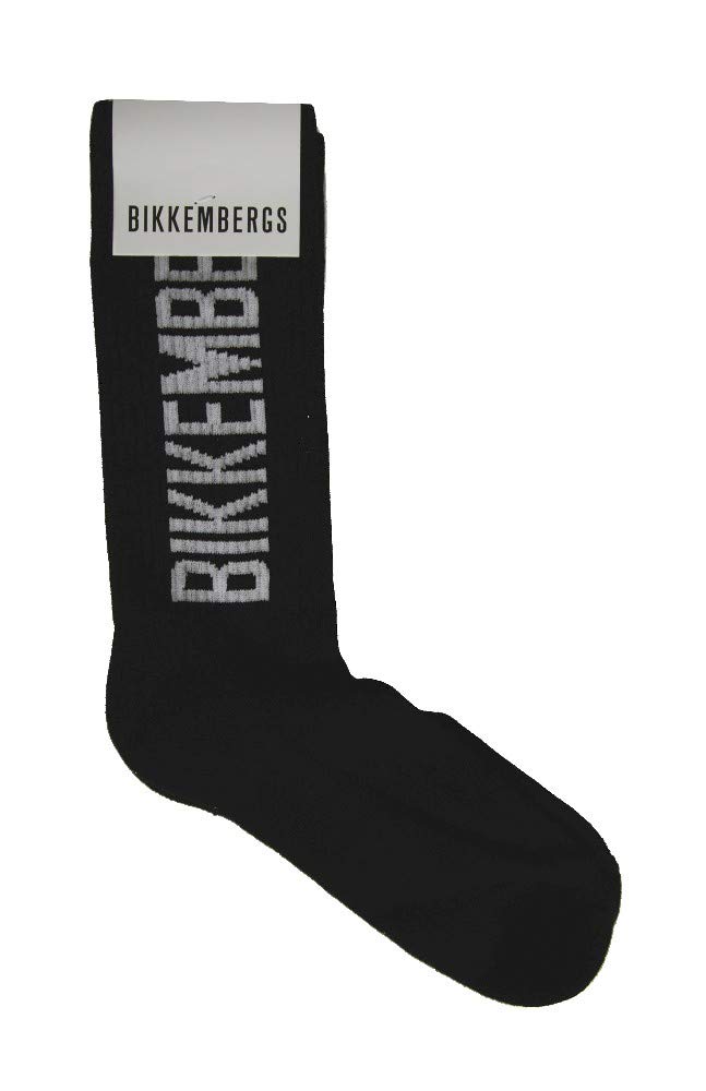 Bikkembergs Men's Low Cut Cotton Ankle Socks with Logo - VBKC04944 - Made in Italy - Perfect for Casual Wear, Sports & Everyday Comfort