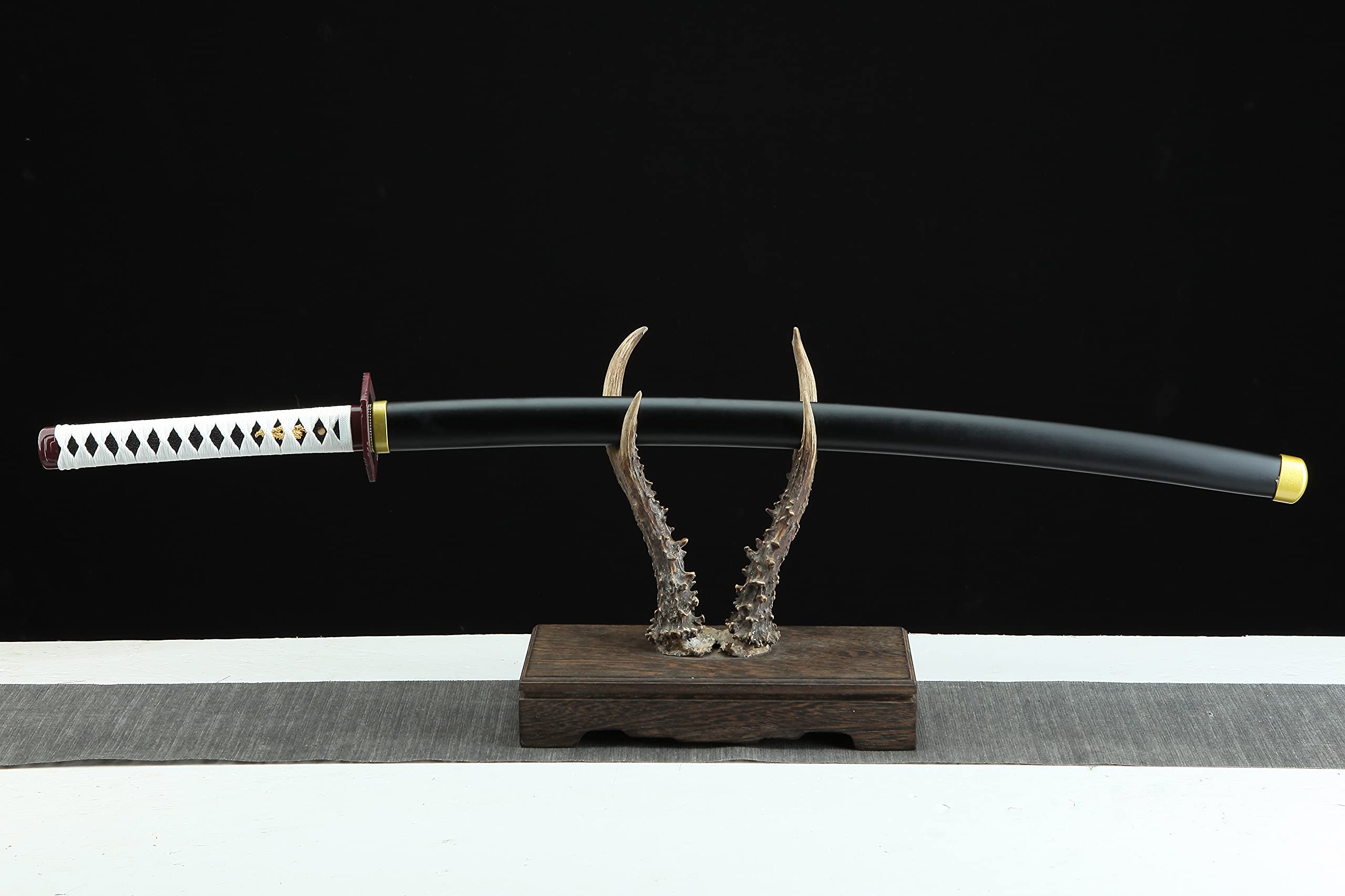 Demon Slayer Katana Sword - Kimetsu no Yaiba Tanjiro Kamado & Shinobu Kochou Cosplay Replica - High Carbon Steel Anime Collectible for Cosplay, Display, and Gift