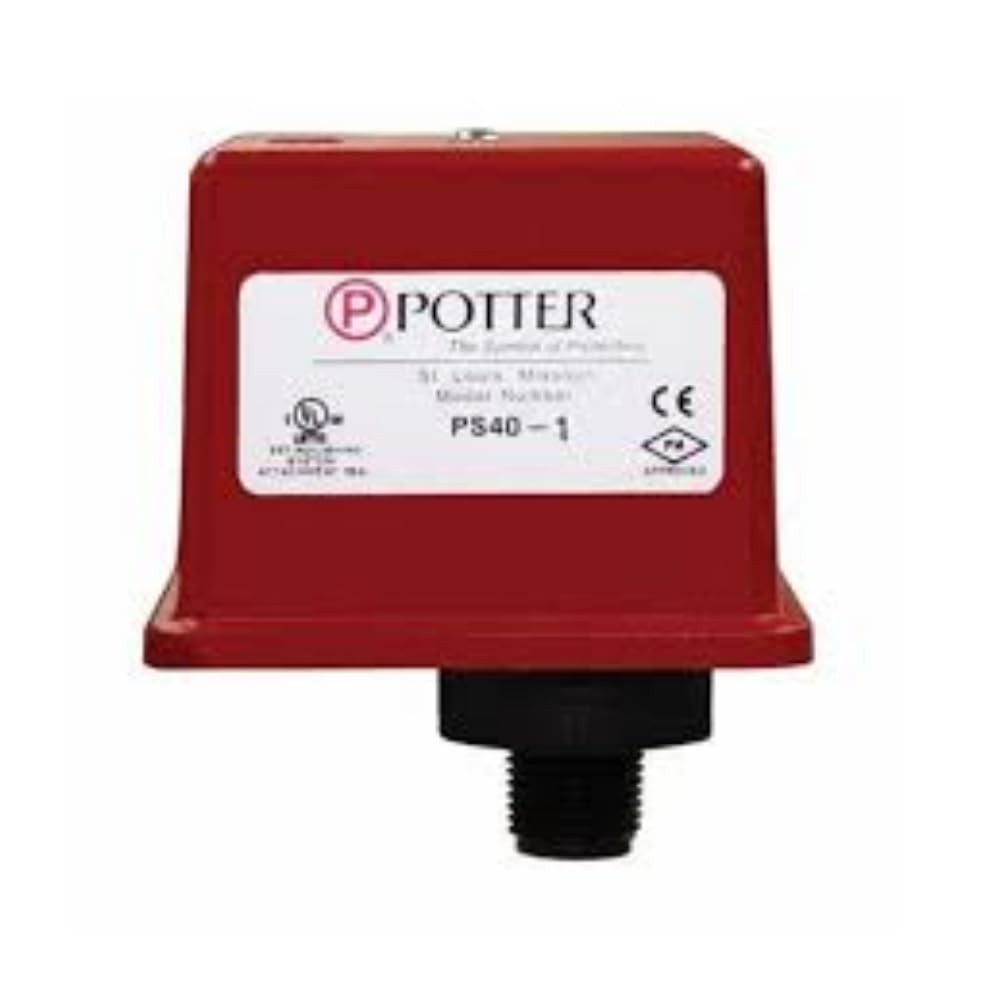 POTTER PS40-1 SPDT Low Pressure Switch for HVAC, Refrigeration & Industrial Applications - Reliable Safety Control Device