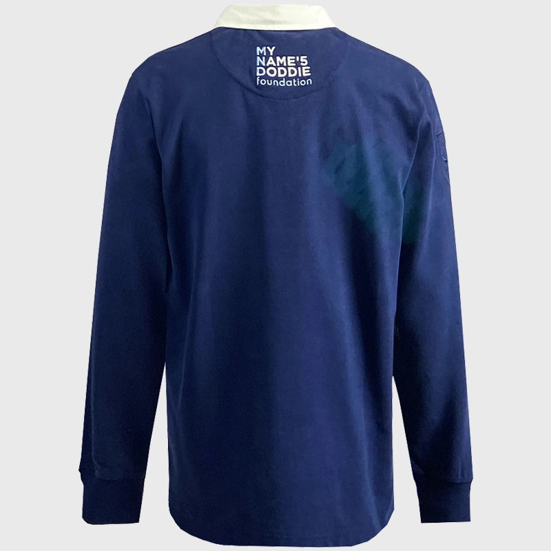 Ellis Rugby Doddie Weir Tartan Vintage Long Sleeve Rugby Jersey - Classic Rugby Shirt for Men - Perfect for Rugby Matches, Fan Events & Casual Wear