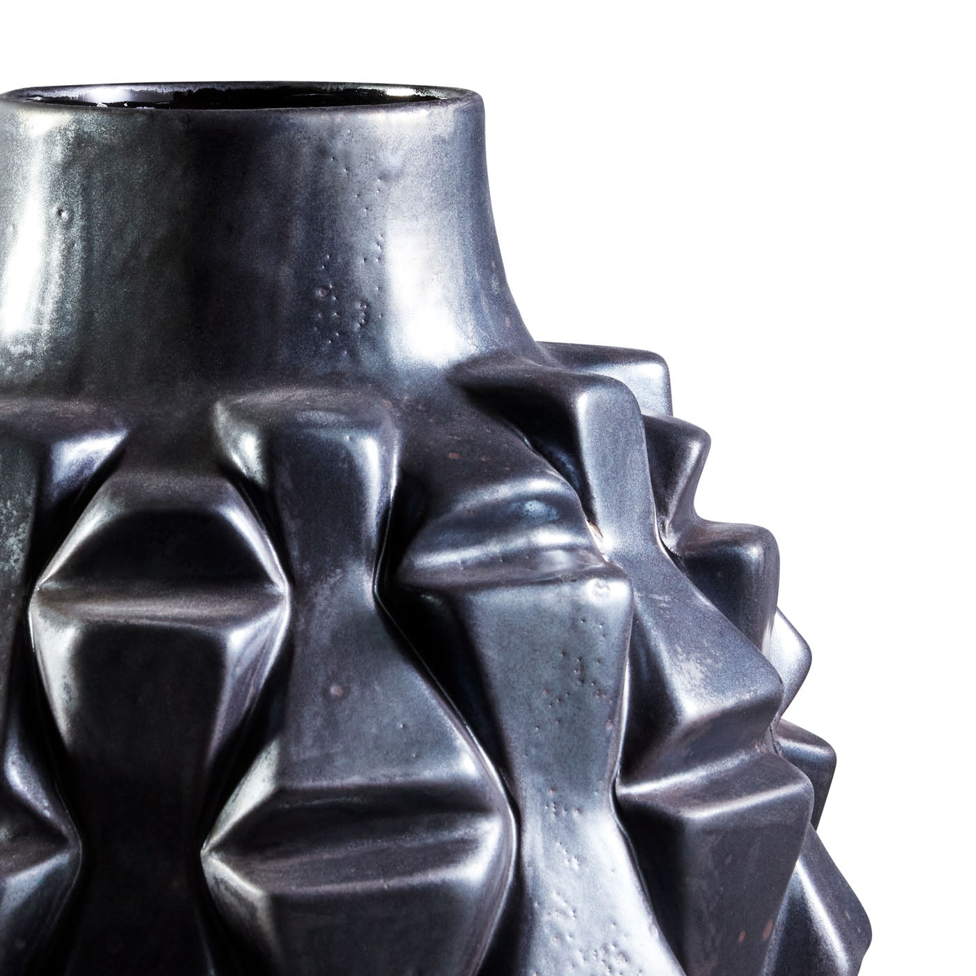 Grenade-Shaped Bowtie Vase - Unique Military Style Home Decor for Living Room, Office & Gift Giving