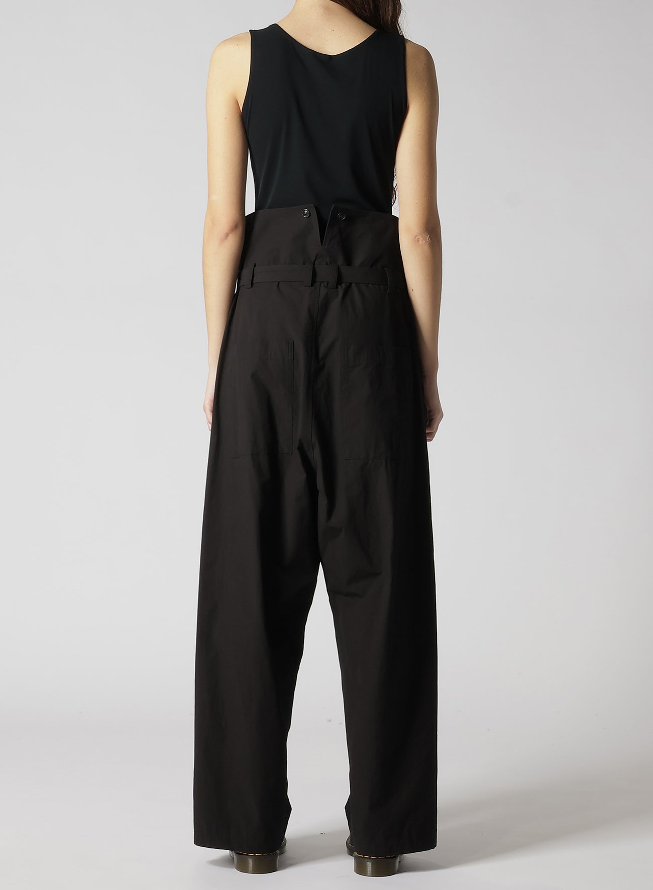 Women's High Waist Cotton Chambray Pants - Comfortable Stretch Casual Trousers for Work, Travel & Everyday Wear
