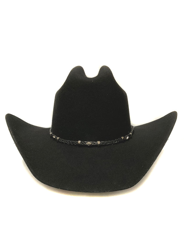 Bullhide GHOLSON 4X 0805BL Felt Western Cowboy Hat for Men - Black - Perfect for Rodeo, Country Music Festivals & Outdoor Adventures