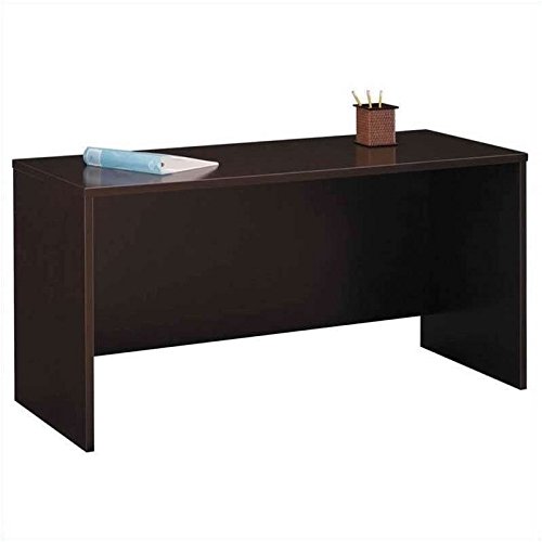 BBF Series C 3-Piece 60 Inch Computer Desk Set in Mocha Cherry Finish - Home Office Furniture for Workstation & Study Room