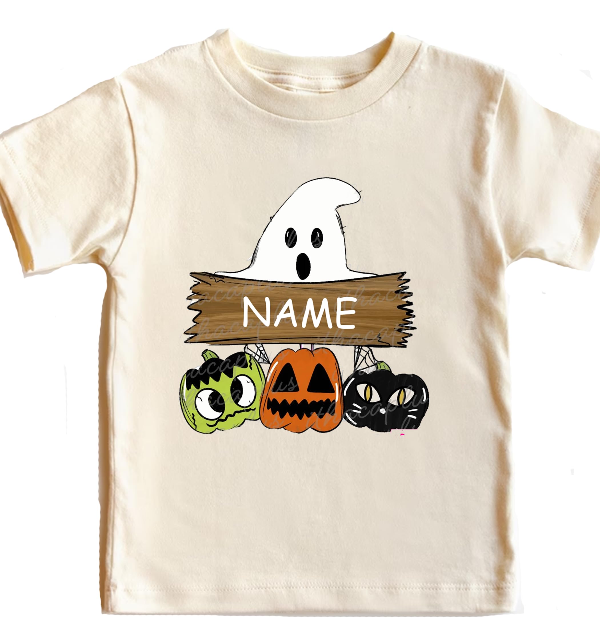 Custom Halloween Shirts for Kids - Personalized Name Halloween T-Shirts for Boys & Toddlers | Fun Trick-or-Treat Costume & Party Outfit
