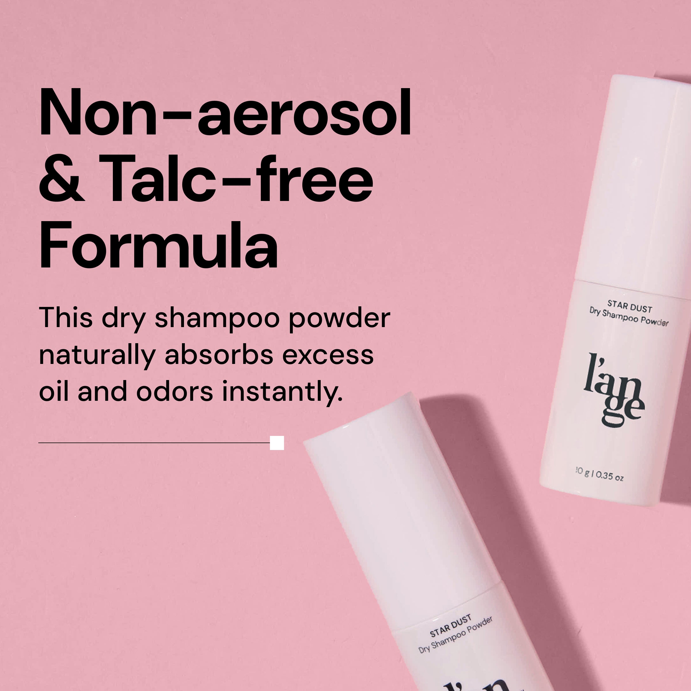 Star Dust Dry Shampoo Powder for Oily Hair - Volumizing & Refreshing Hair Care Solution - Perfect for Travel, Gym & Busy Mornings