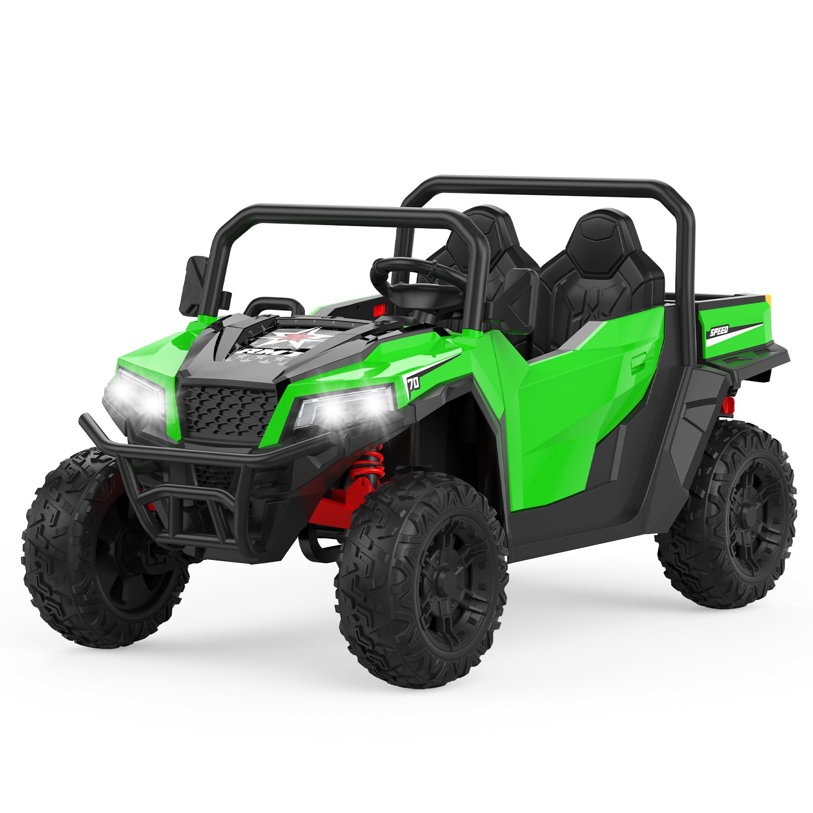 GARVEE 24V 4x4 Electric Ride On Dump Truck for Kids with Remote Control, Shovel, Bluetooth & Music - Best Off-Road Toy Car for Boys & Girls - Perfect for Outdoor Play, Backyard Adventures & Birthday Gifts