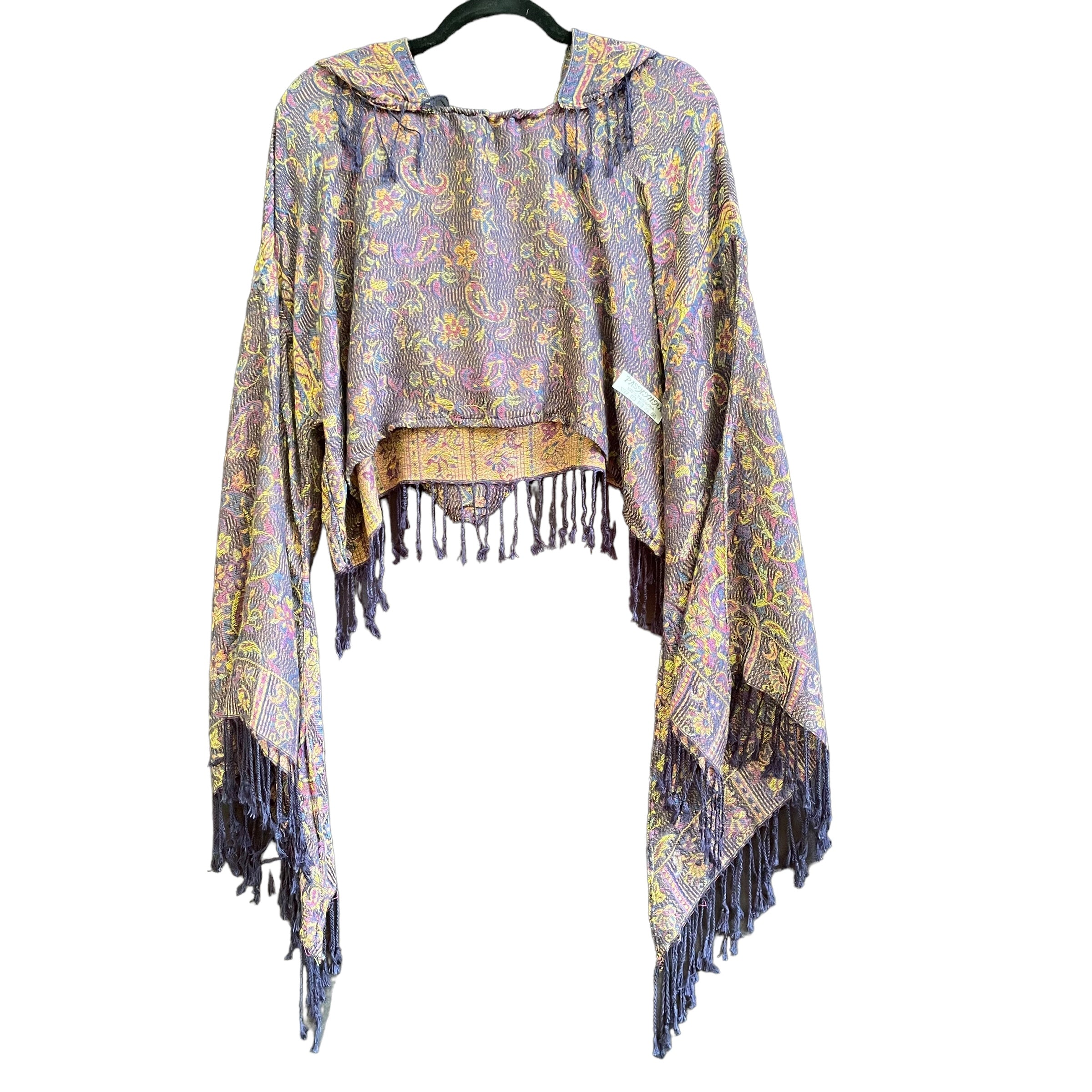 Butterfly Bell Pash Top - Stylish Paisley Print Women's Blouse for Casual Wear & Boho Fashion