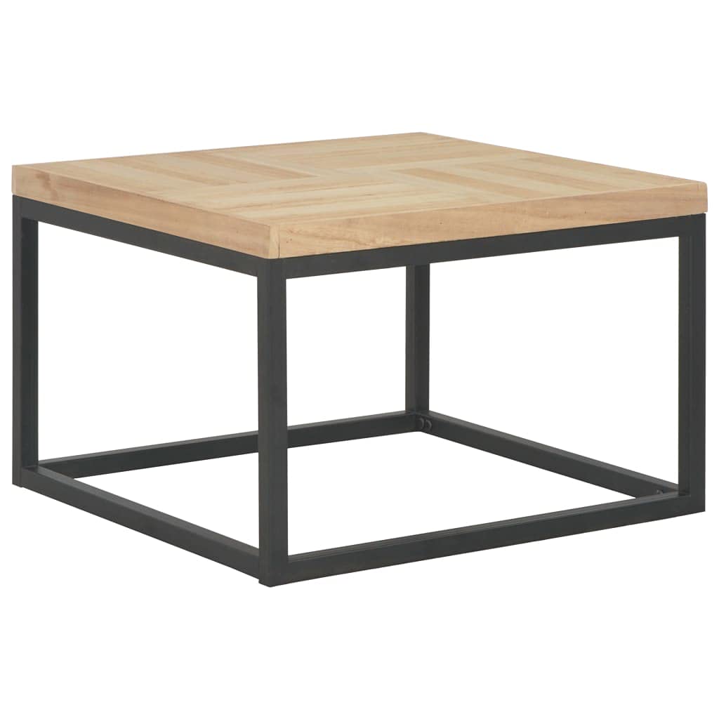 Solid Wood Coffee Table 19.7x19.7x13 Inches - Modern Side Table for Living Room, Bedroom & Office - Fast Shipping - Perfect for Small Spaces, Reading Nooks & Coffee Break Areas
