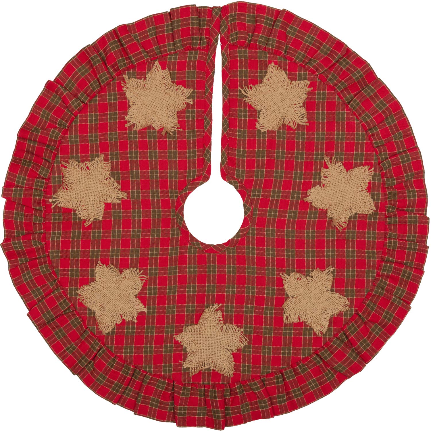 VHC Brands Forreston Burlap Star Mini 21