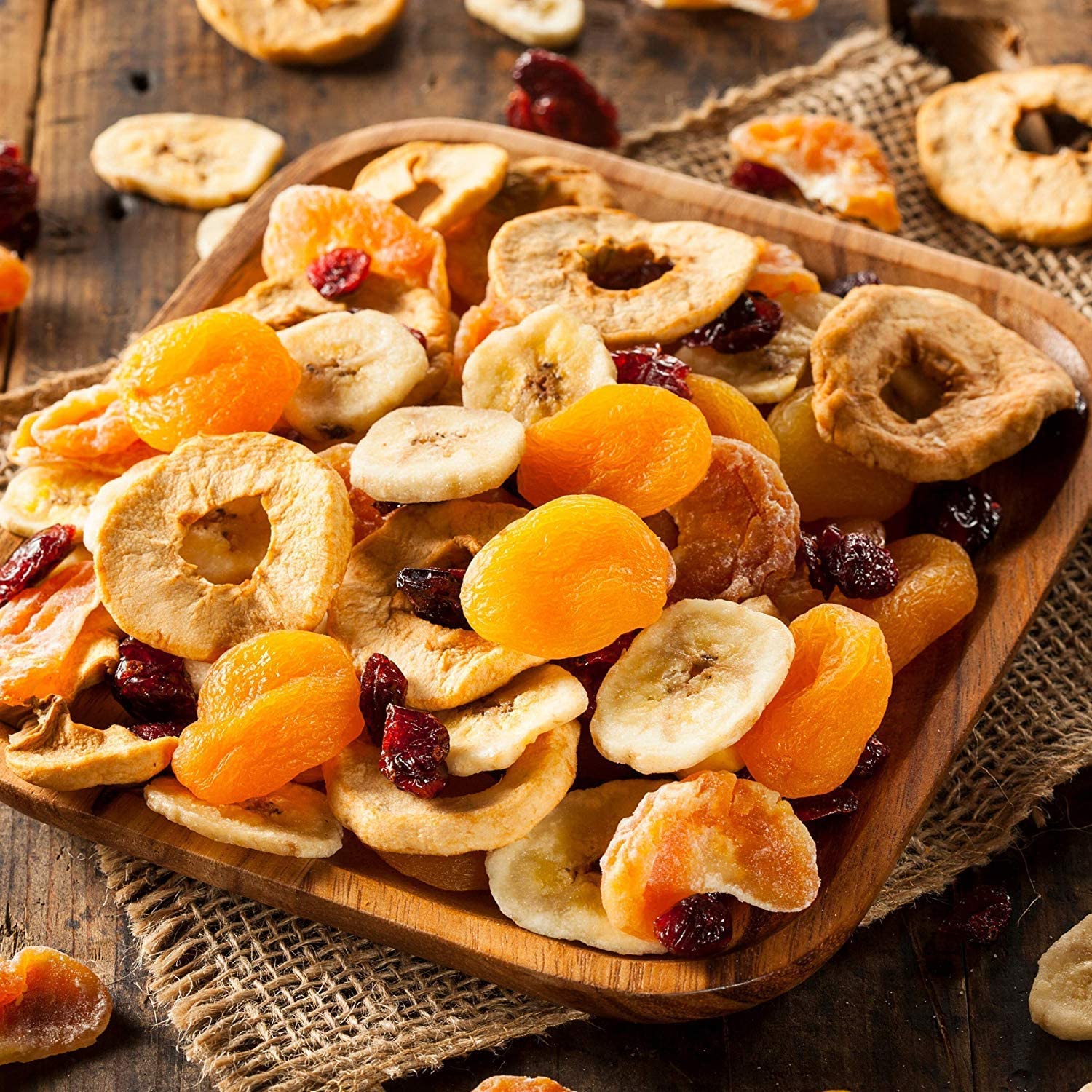10 Pound Bulk Apple Rings - Wholesale Dried Apple Snacks for Baking, Trail Mix & Healthy Snacking