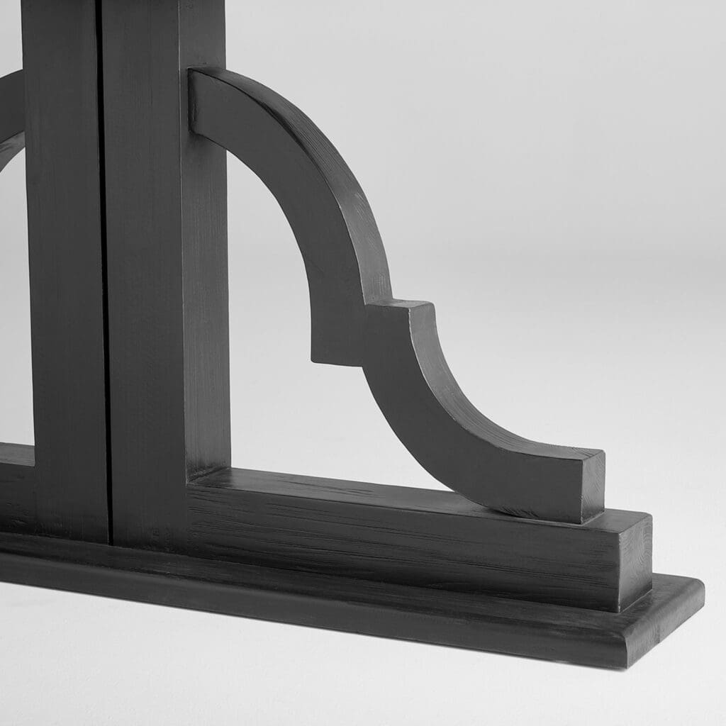 Cyan Design 11569 Bahia Console Table - Black Stain | Modern Entryway Sofa Table for Hallway, Living Room & Bedroom Decor