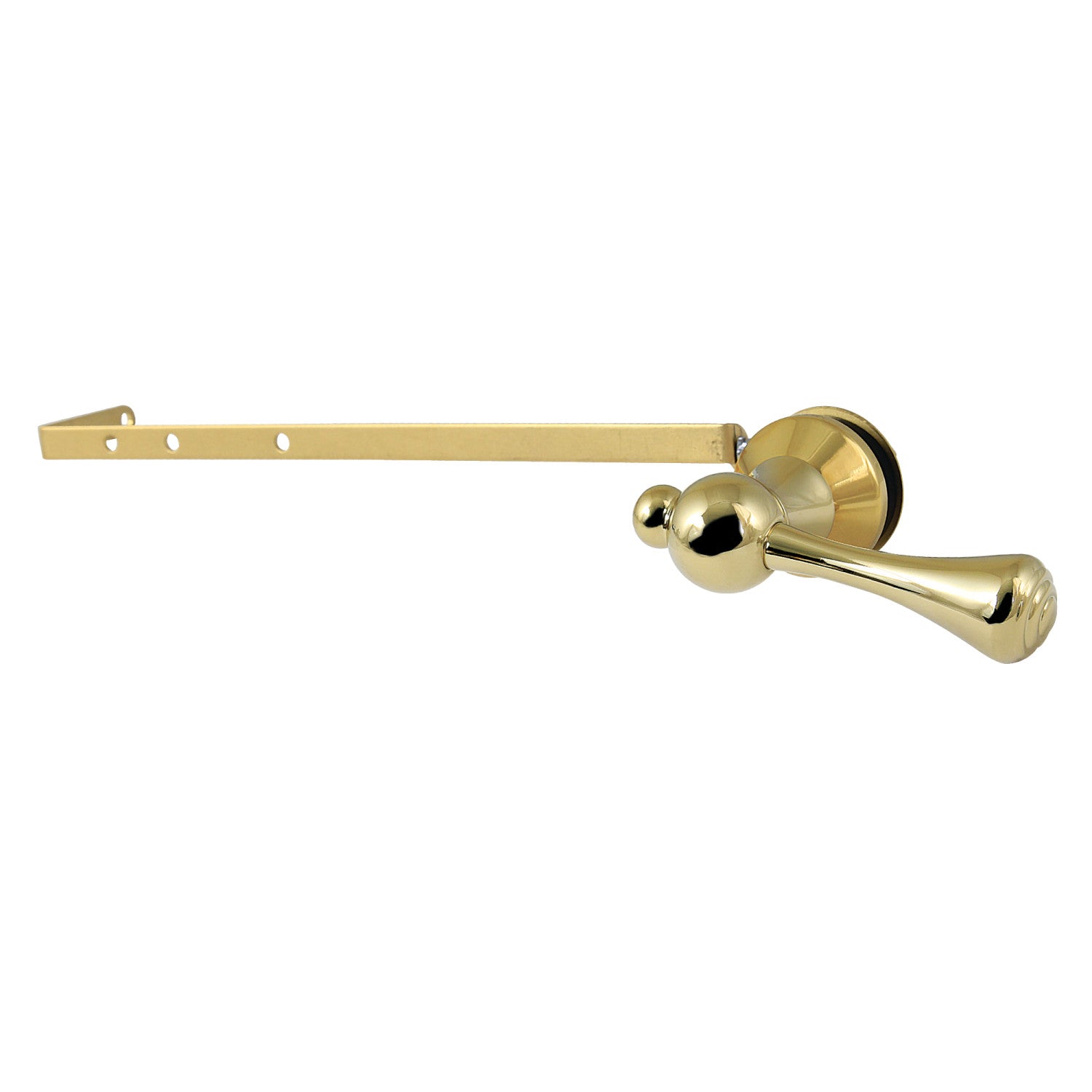 Buckingham KTBLD2 Universal Front/Side Mount Toilet Tank Lever - Polished Brass Finish for Easy Flush Control | Perfect for Bathroom Renovations & Toilet Repairs