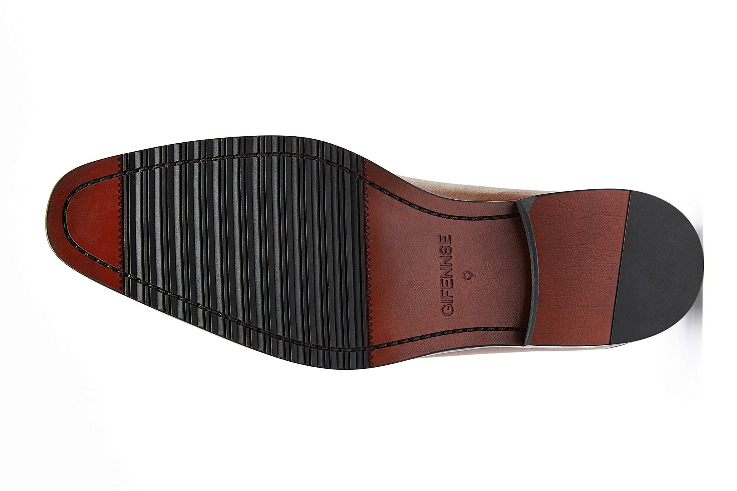 Premium Men's Oxford Dress Shoes - Genuine Leather Formal Shoes for Business, Weddings & Special Occasions